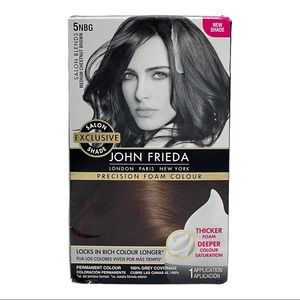 John Frieda Precision Foam Permanent Colour 5NBG Medium Chestnut Brown Gold Tone